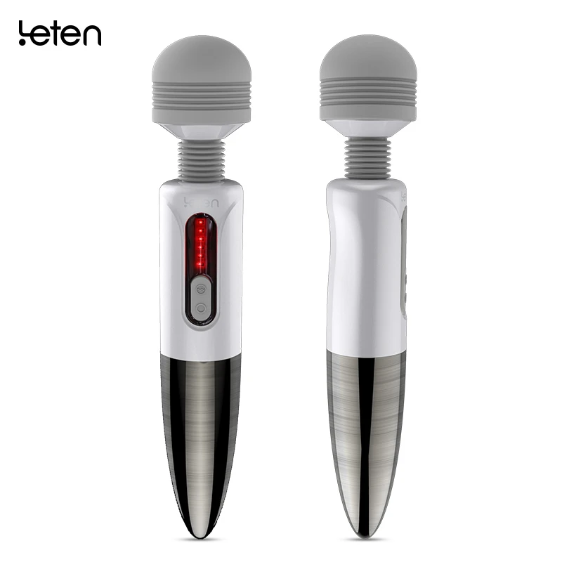 Leten Huge Head Vibrator for Female Masturbation Orgasm, AV Magic Wand Massager Nipple Clitoris Stimulator Sex Toys for Woman - Image 4
