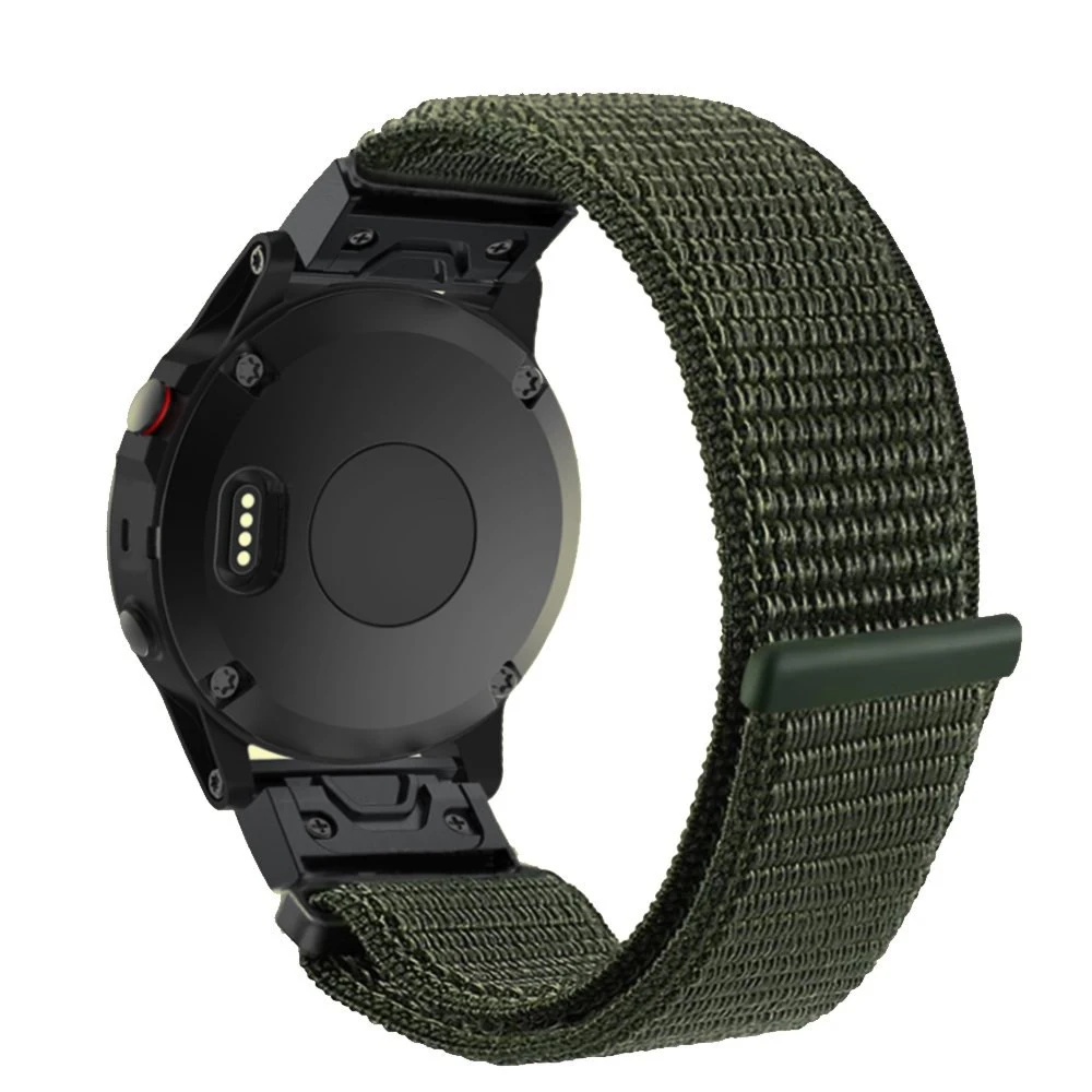 22mm 26mm Nylon armband für Garmin Fenix 6x Pro 6 Fenix 5 5x plus 3 3hr Vorläufer 935 945 d2 Bravo Schnell verschluss Smart Watch Band