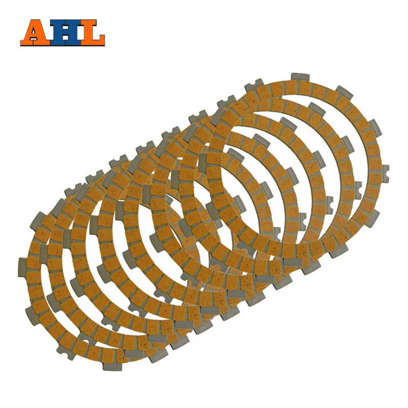 

AHL Motorcycle Clutch Friction Plates Kit Set for KAWASAKI 636 Paper-based Clutch Disc 8PCS #CP-0003