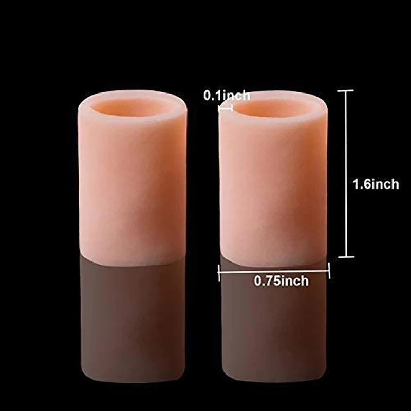 10 Chiếc Xỏ Ngón Silicone Ống Ngô Vỉ Callus Chăm Sóc Giảm Đau Tấm Bảo Vệ Gel Ngón Tay Ngón Chân Bao Bunion Búa Mũi Hiệu Chỉnh nẹp