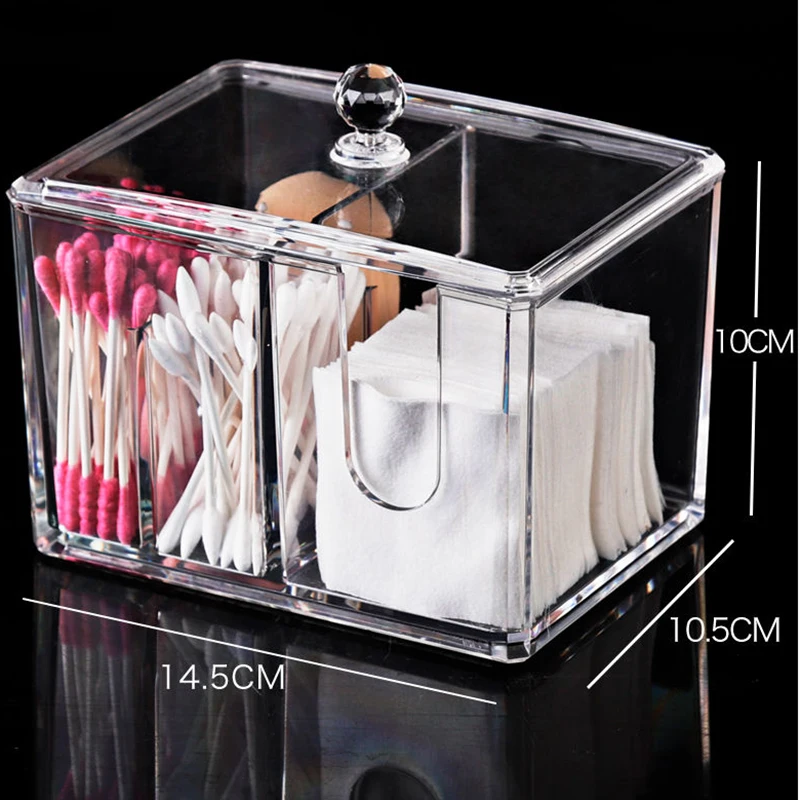 Clear Acrylic Jewelry Organizer Storage Necklace Ring Bracelet Earring Makeup Large Space Storage Jewelry Box Case Hold Female