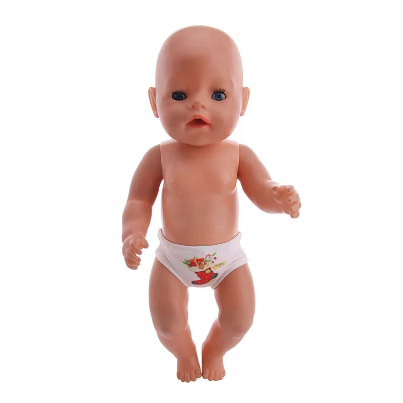 Celana Boneka 24 Pola Celana Dalam untuk 18 Inci Amerika & 43Cm Boneka Bayi Baru Lahir Generasi Kami, untuk Hadiah Festival Ulang Tahun Bayi