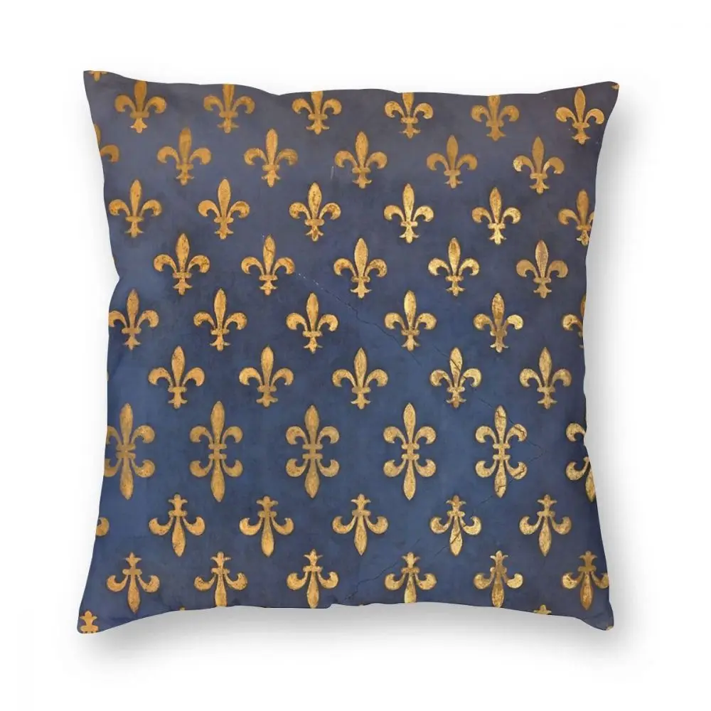 Florence Throw Pillow Cover Throw Pillow Fleur De Lis Lily Flower Symbol Flag Novelty Pillowcover Home Decor