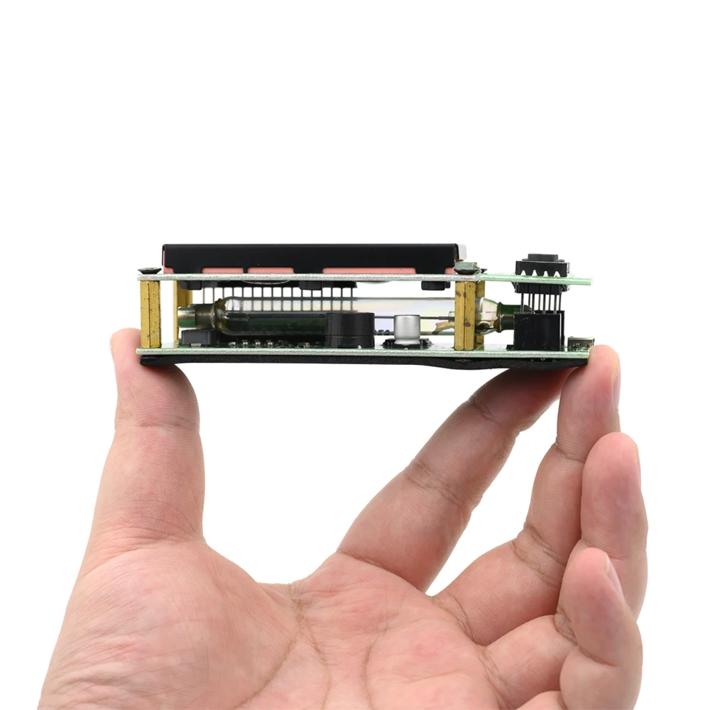 Detector de radiación Nuclear, medidor EMF, contador Geiger, dosímetro Personal de joyería de piedra con línea de datos