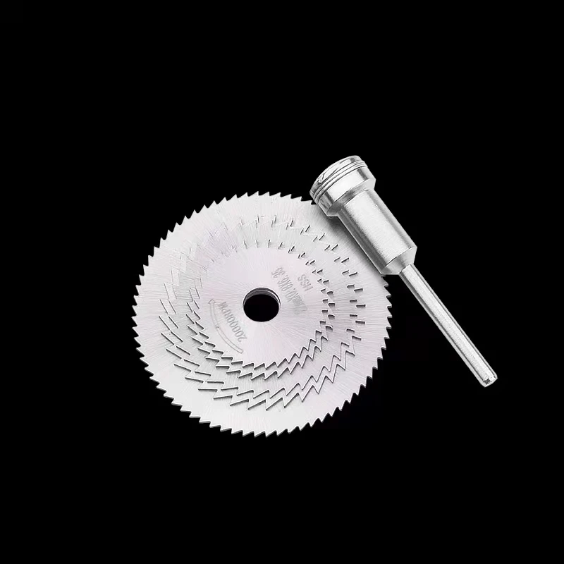 

6PC TASP 6pcs Mini Circular Saw Blade Set HSS Cutting Disc Rotary Tool Accessories for Dremel Compatible Wood Plastic Aluminum