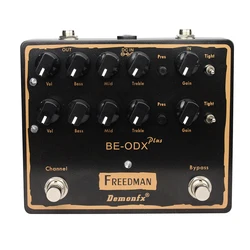 NEW DemonFX High Quality BE-ODX Plus BE-OD Deluxe Overdrive Distortion Chorus Guitar Effect Pedal Double Channel