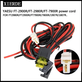Czarny czerwony kabel zasilający DC do radia mobilnego YAESU ICOM Kenwood 3 m przedłużacze przewodów zasilających