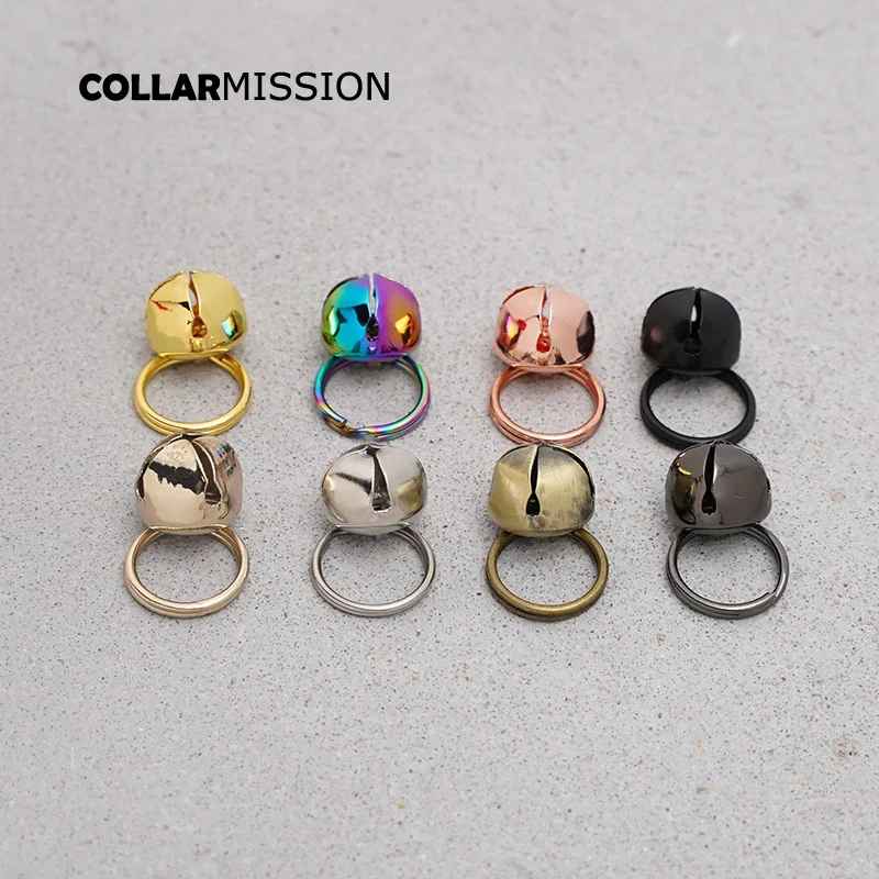 1pc Retailing DIY accessory 12mm lovely have the bell for cat collar high quality plated metal buckle 8 colours