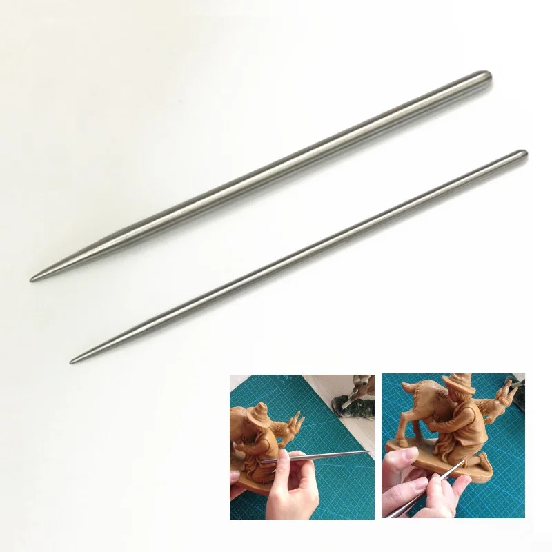 Stainless Steel Needles Detail Tool for Pottery Modeling Carving Clay Sculpture Ceramics Wax Carving Sculpting Clay Plasticine