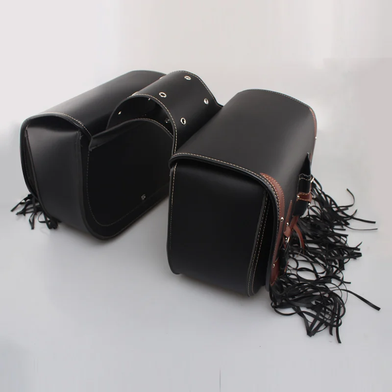 

Motorcycle Side Bags Saddle Bags Side Storage Luggage Tool Pouch Saddlebag Waterproof Bag For Harley Sportster Honda Yamaha