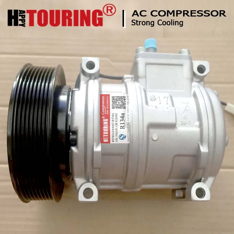 

10PA17C auto ac compressor for JOHN DEERE TRACTORS 77375 AH169875 447200-4930 RE46609 447170-9490 TY6764 447100-2381 4471002384