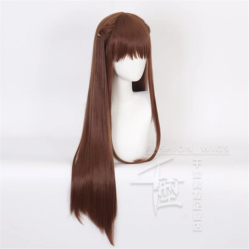 FRUITS BASKET Tohru Honda Cosplay Costume Wigs Long Straight Brown Party Hair Props Lolita girl Halloween Synthetic Hair + Cap