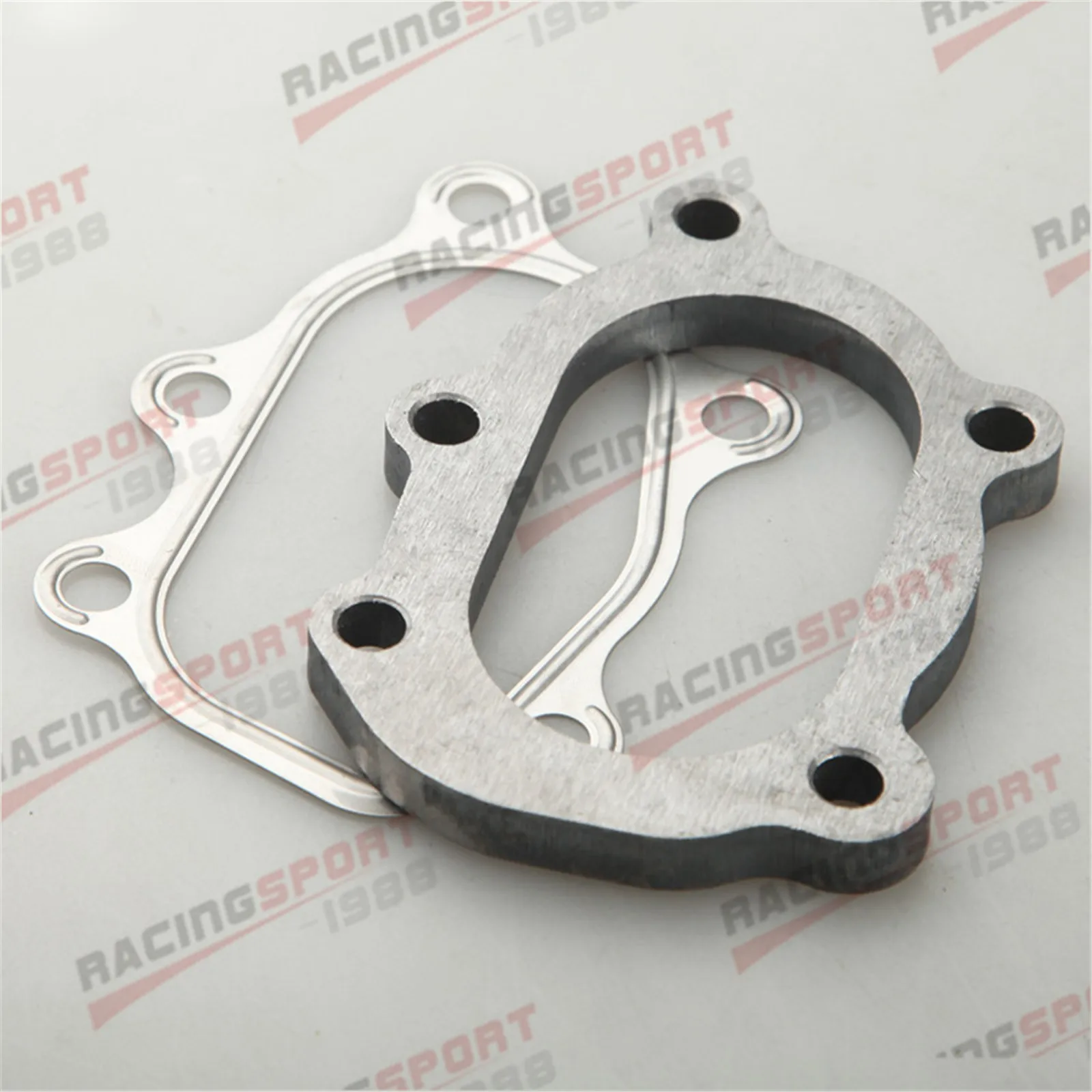 

New 5 Bolt GT25R/GT28R Turbo Discharge Flange+Gasket T25 T28 GT25 GT28 GT30 GT32