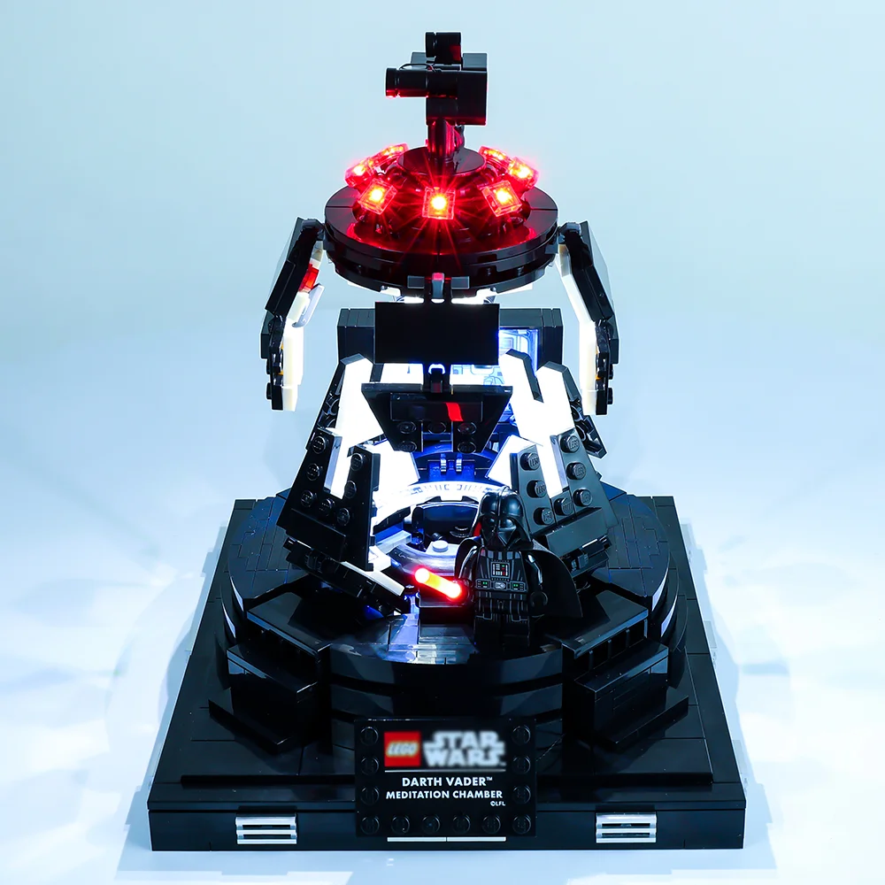 Juego de luces LED para 75296, bloques de construcción de la Cámara de meditación de Star Wars, juguete Moc, Kit de iluminación sin modelo