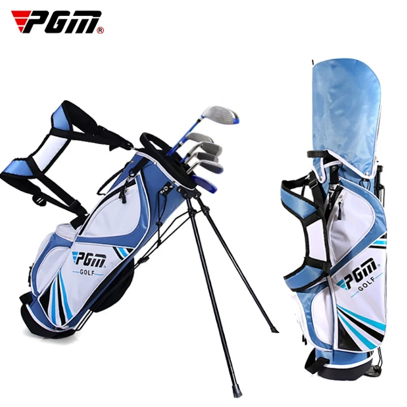 PGM Kids Golf NSR Clubs Set Junior Left Handed Stainless Steel Children Beginners Practice 6pcs Pole with Bag JRTG006 Wholesale