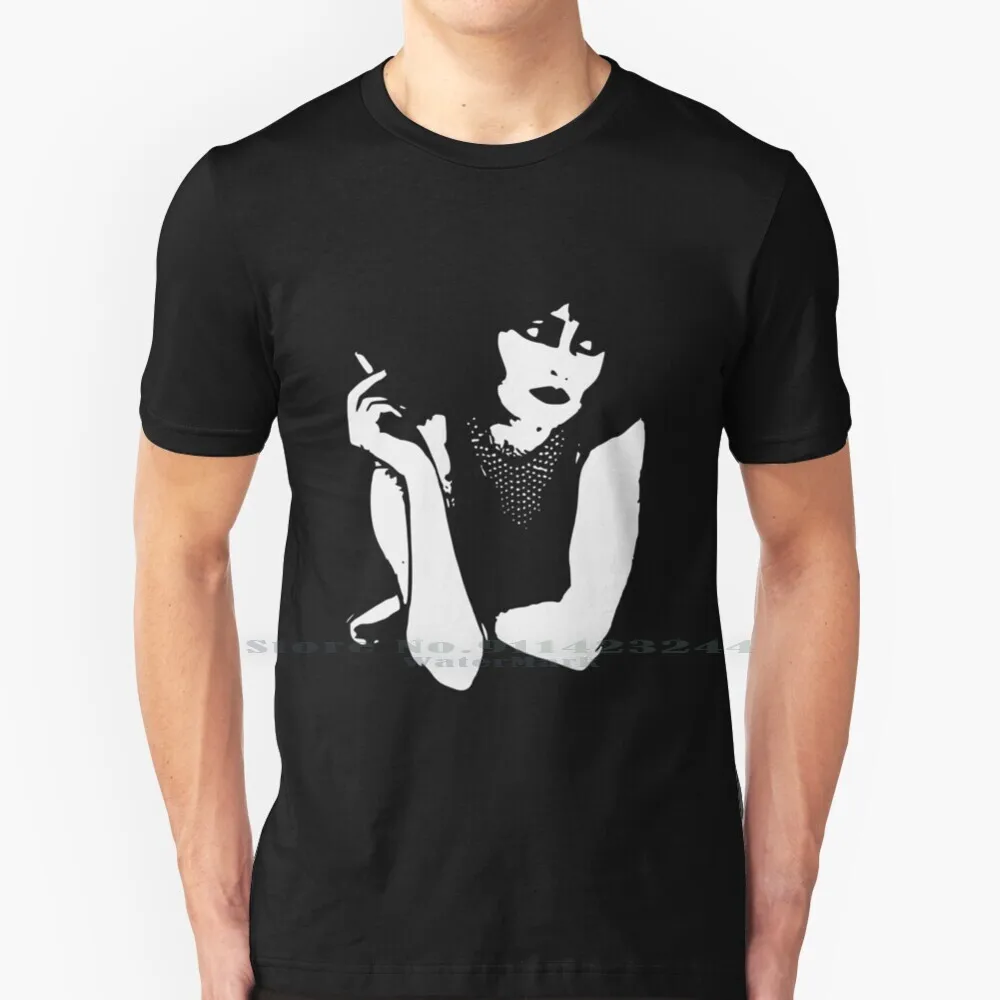 Siouxsie Smoking Cigarette 100% Cotton T Shirt Siouxsie And The Banshees Goth Smoking Cigarette Darkness Obscure Post Punk Tee