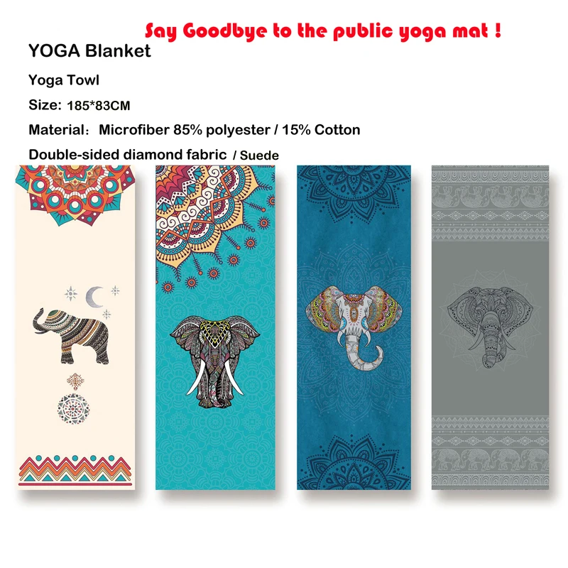 

Нескользящий Коврик для йоги Mandola, чехол для пилатеса, портативное полотенце для путешествий, одеяло для фитнеса и спорта, принадлежности для пилатеса в тренажерном зале, 185x63 см