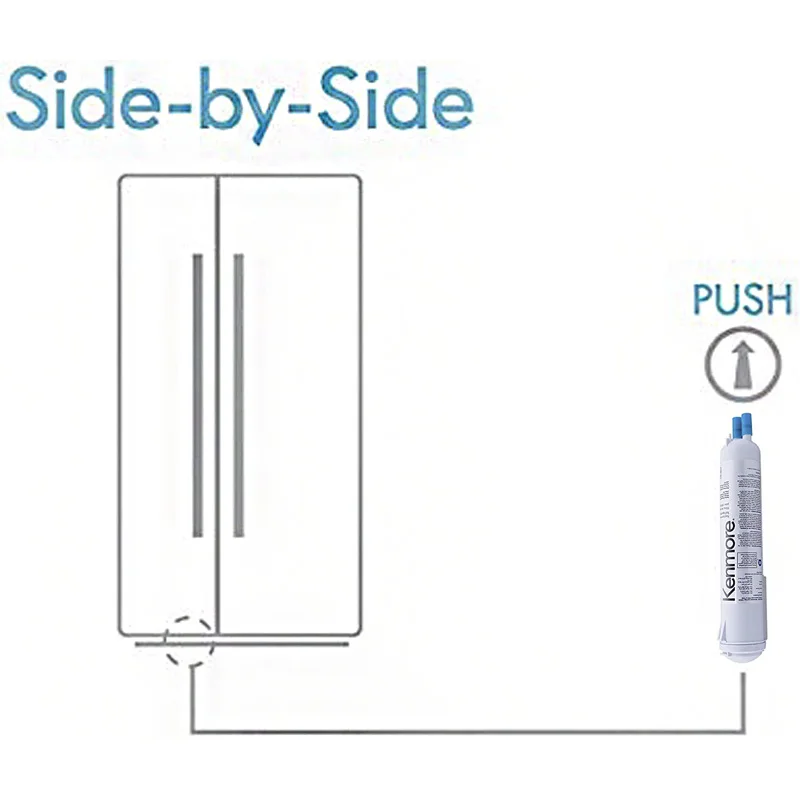 Frigorifero Filtro Acqua Filtro Dell'acqua di ricambio Compatibile con Kenmore 9083 469083 46-9083 469030 Filtro Acqua (3 CONFEZIONI)