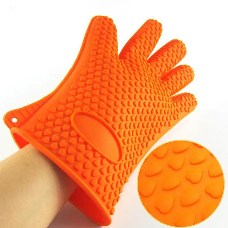 High temperature flame retardant fireproof barbecue gloves