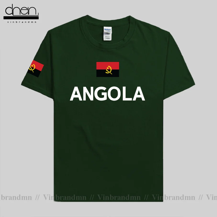 Republic of Angola Angolan mens t shirt fashion 2022 jerseys nation team 100% cotton t-shirt gyms clothing tees country flag AGO