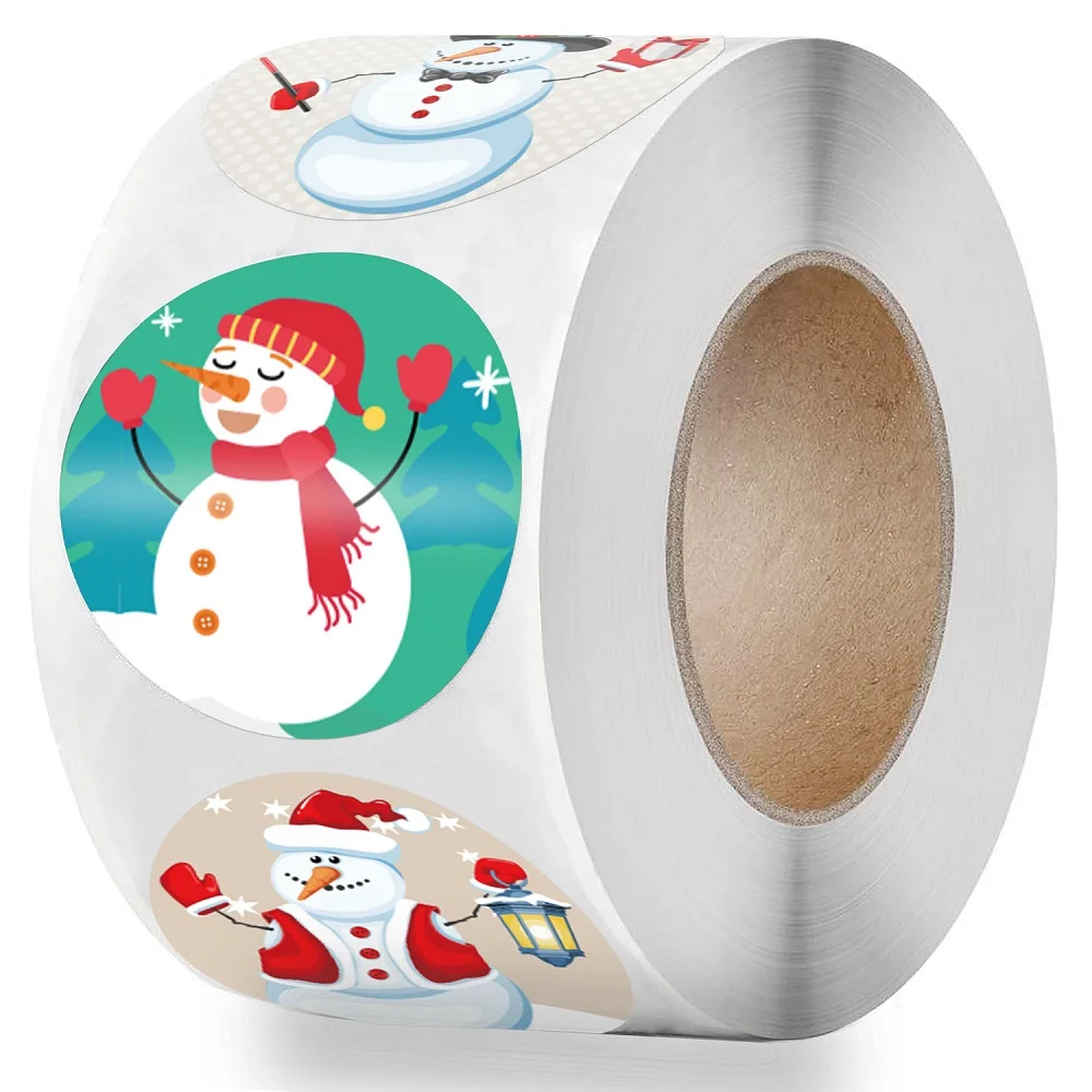 Kerst Leuke Sticker Label Kerstcadeau Decoratie Bruiloft Wrapping Sticker Briefpapier Sticker