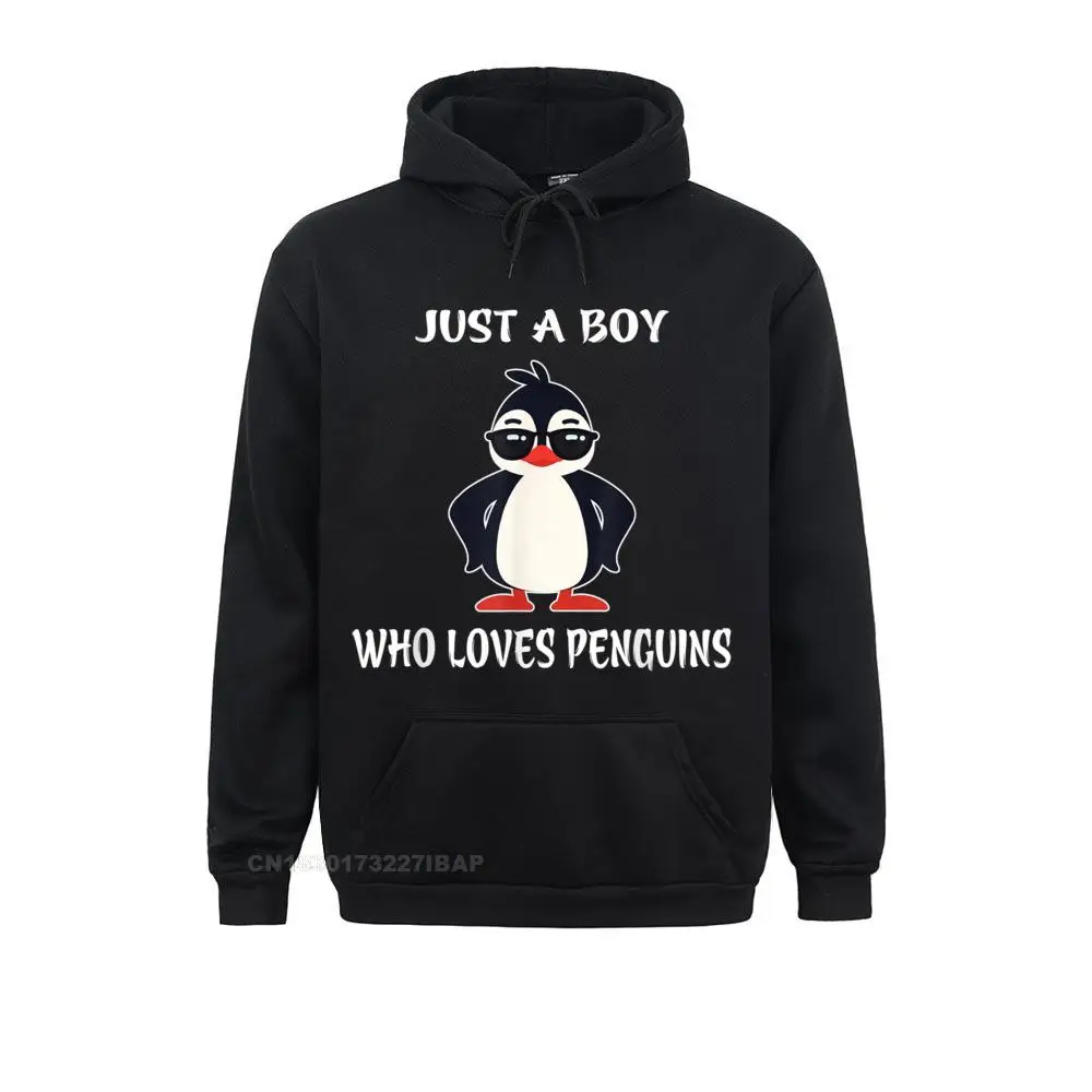 

Just A Boy Who Loves Penguins T-Shirt Birthday Gift Ostern Day Hoodies Long Sleeve Europe Hoods Hot Sale Design Sweatshirts