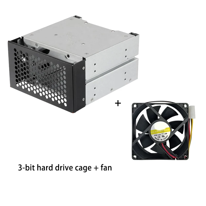 

2.5" 3.5" Chassis Optical Drive Bit Hard Disk Expansion Rack 3-in-1 Hard Drive Cage For CHIA