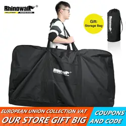 Rhinowalk 26-29 Inch Folding Bicycle Carry Bag Portable Cycling Bike Transport Case Travel Bicycle Accessories Bike Box