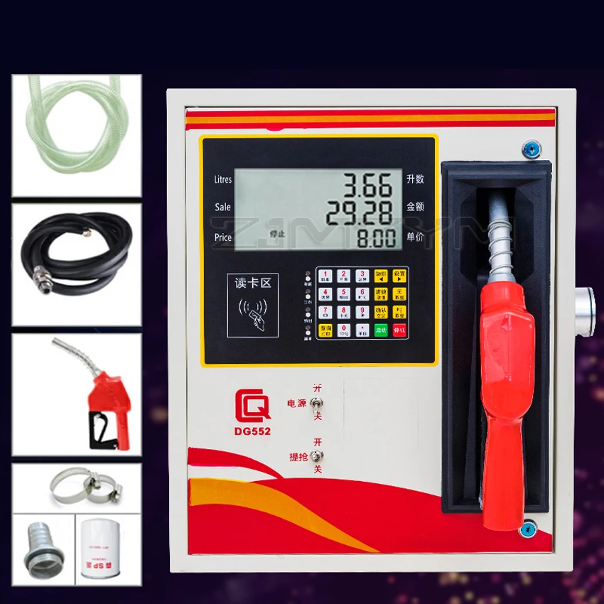 Imagem -02 - Dispensador de Combustível a Gasolina Diesel 50l Montado no Veículo Silencioso à Prova de Explosão Totalmente Automático Bomba de Óleo 12v 24v 220v