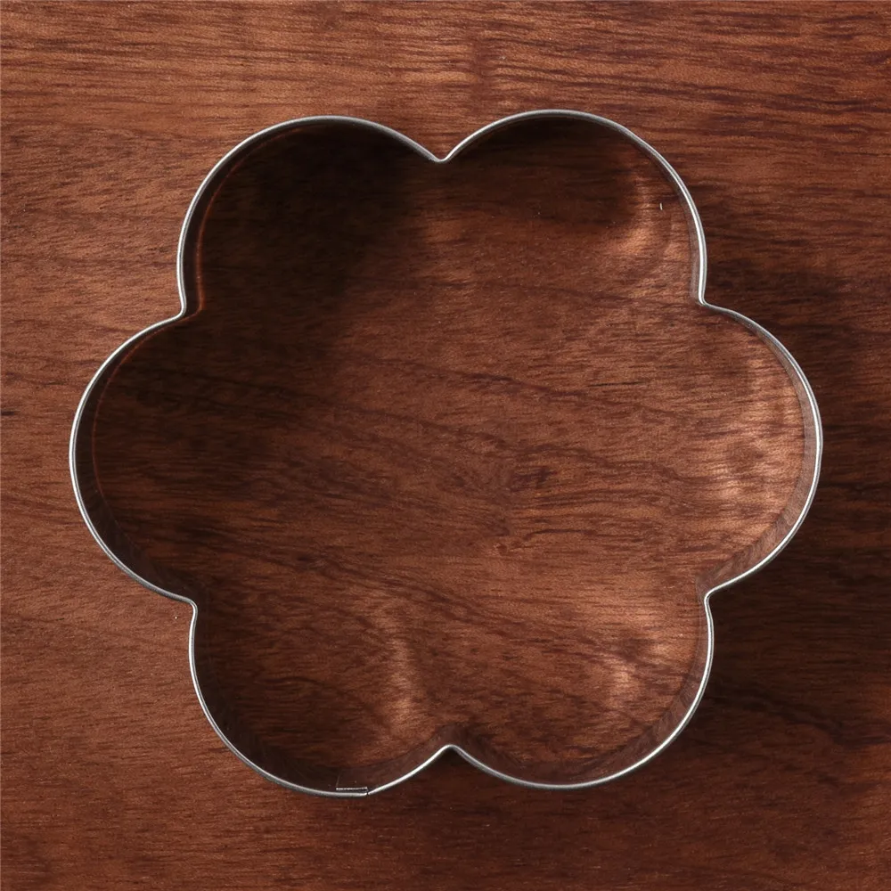 KENIAO Flowers Cookie Cutter for Baby Shower - Large, Medium, Small Basic Biscuit Fondant Bread Sandwich Molds - Stainless Steel