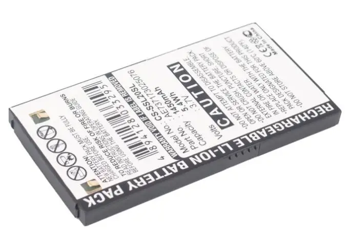 cameron sino 1450mah battery for SIRIUS Stiletto SL2 AE737173025076 DAB Digital Battery