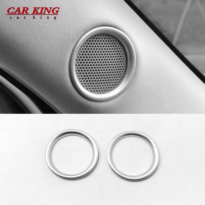 

ABS Matte/Carbon Auto Interior A-pillar Speaker Ring Sides Cover Trim for Mazda CX-5 CX5 2017 2018 Car Styling Accessories 2pcs