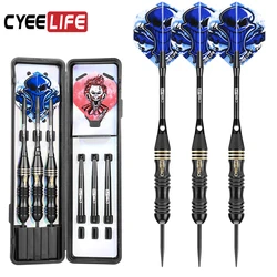 CyeeLife New 3pcs/Set 18g 20g 22g 24g Professional Tungsten Steel Needle Darts With Flights Sports Shafts Dart Darts Tip
