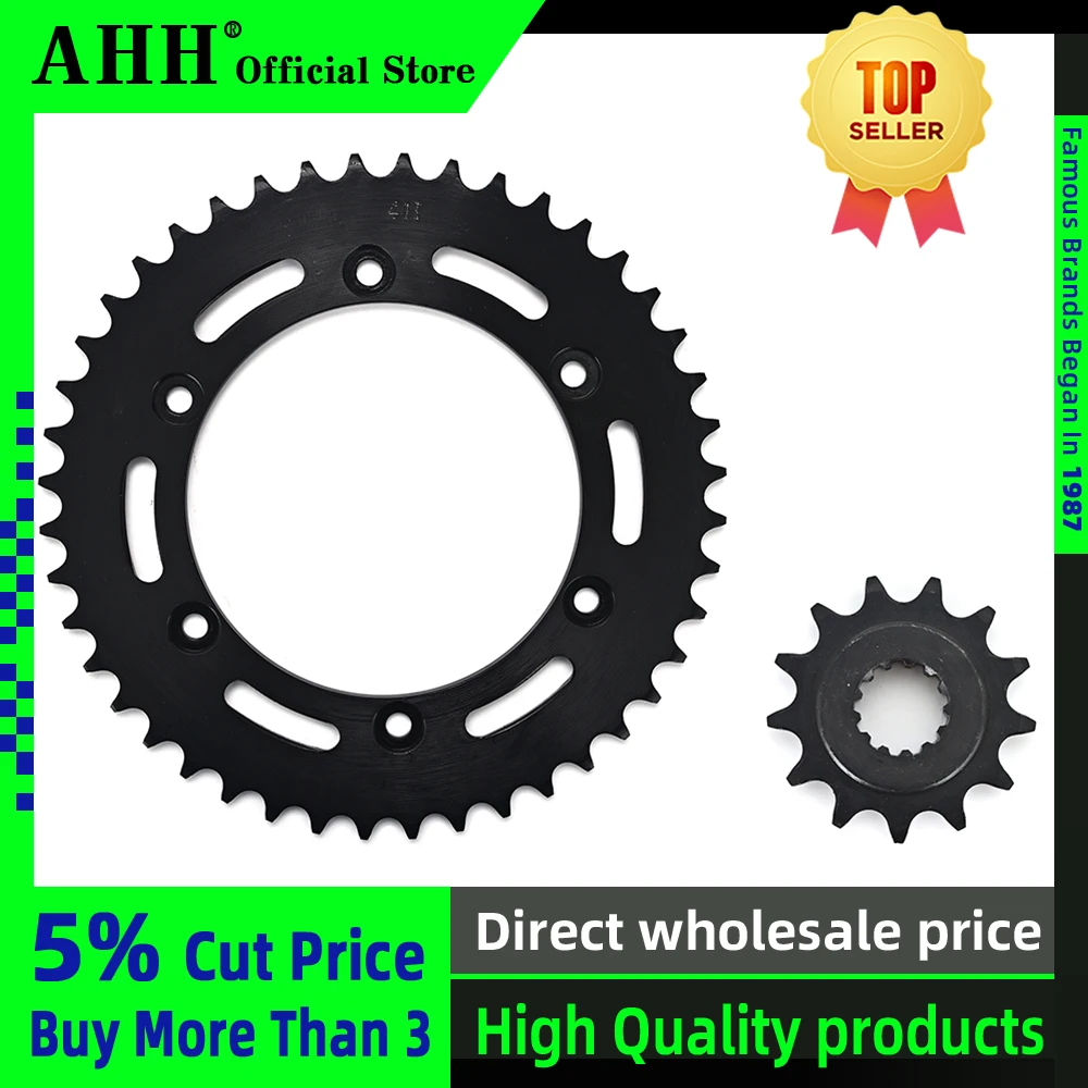 A Set Front And Rear Chain Sprocket Gear Disc Wheel Kit For Honda Hornet 250 CBR250 MC22 CBR250RR VTR250 Hornet250 JADE JADE250