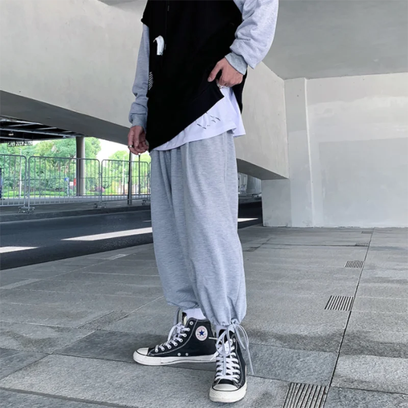 

Men's Wide-Leg Pants Spring And Autumn New Dark Punk Hip Hop Street Fashion Brand Casual Loose Oversized Pants