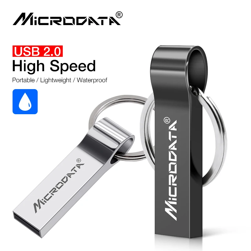 Hot sale USB Flash Drive 4GB 8GB 16GB 32GB Metal Pendrive 64gb 256GB usb Metal u disk High Speed Waterproof Key Pen Drive stick