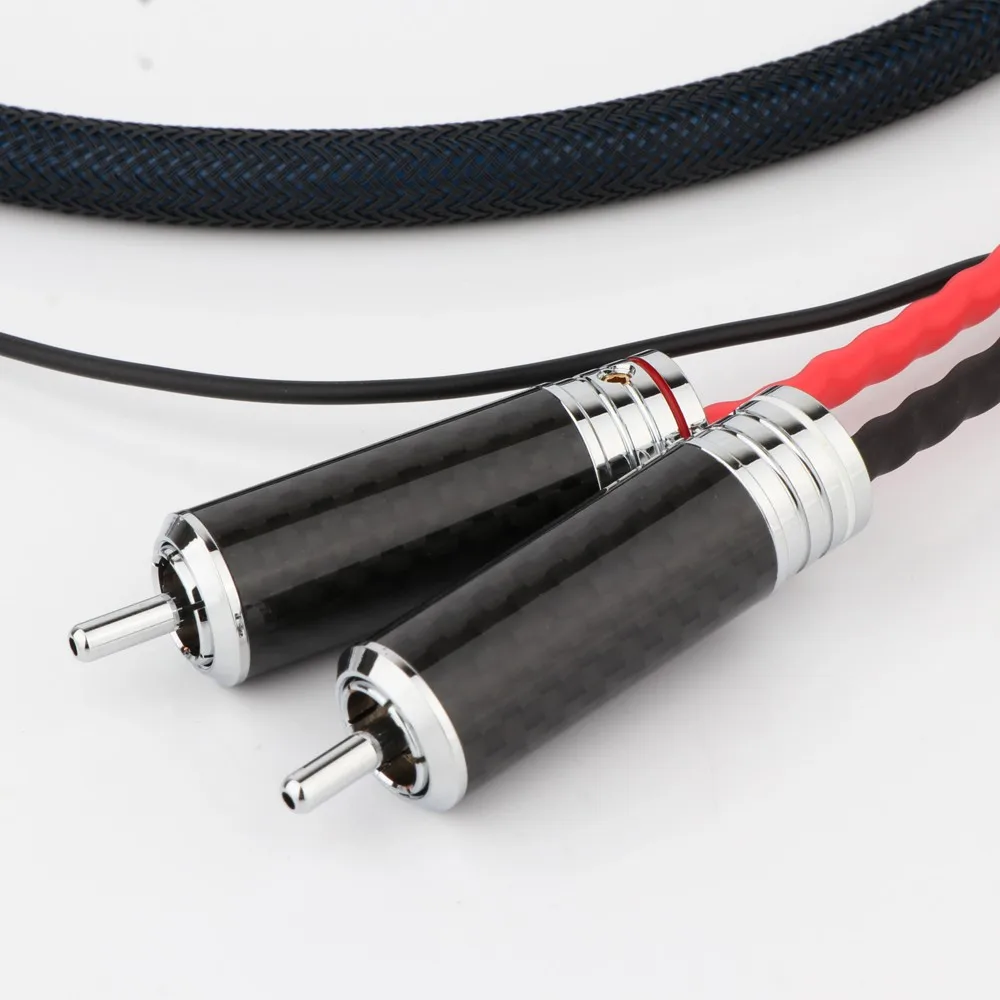 High Quality Preffair 100% Silver Plated Tonearm Cable Din to 2RCA Interconnect Shielding Tone Arm Phono Cable