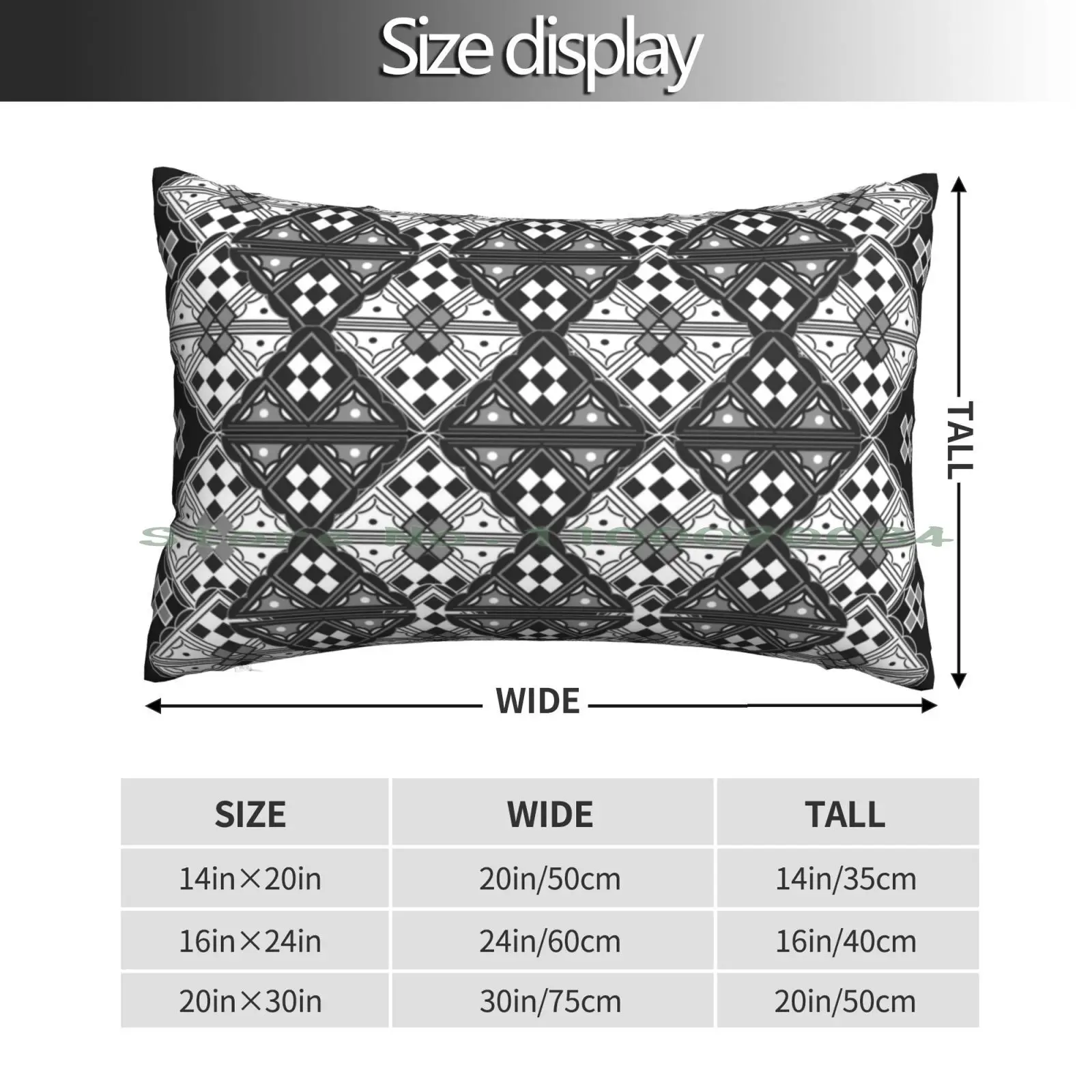 Kabyle Pottery Pattern Pillow Case 20x30 50*75 Sofa Bedroom Beer Busch Light Yuengling Whiskey Wine Casamigos Tequila Bacardy