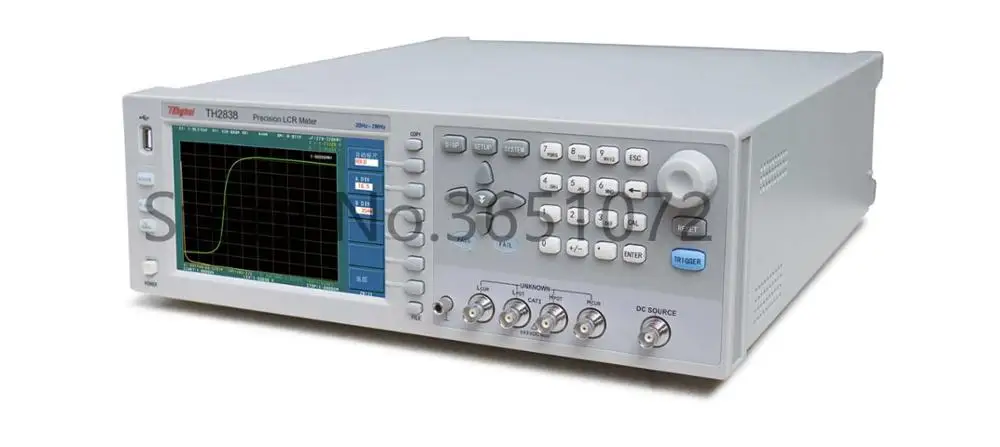 TH2838 ESR Meter 20Hz-2MHz High Frequency Digital LCR Bridge Test Level 5mV~2V DC Bias 0-10V