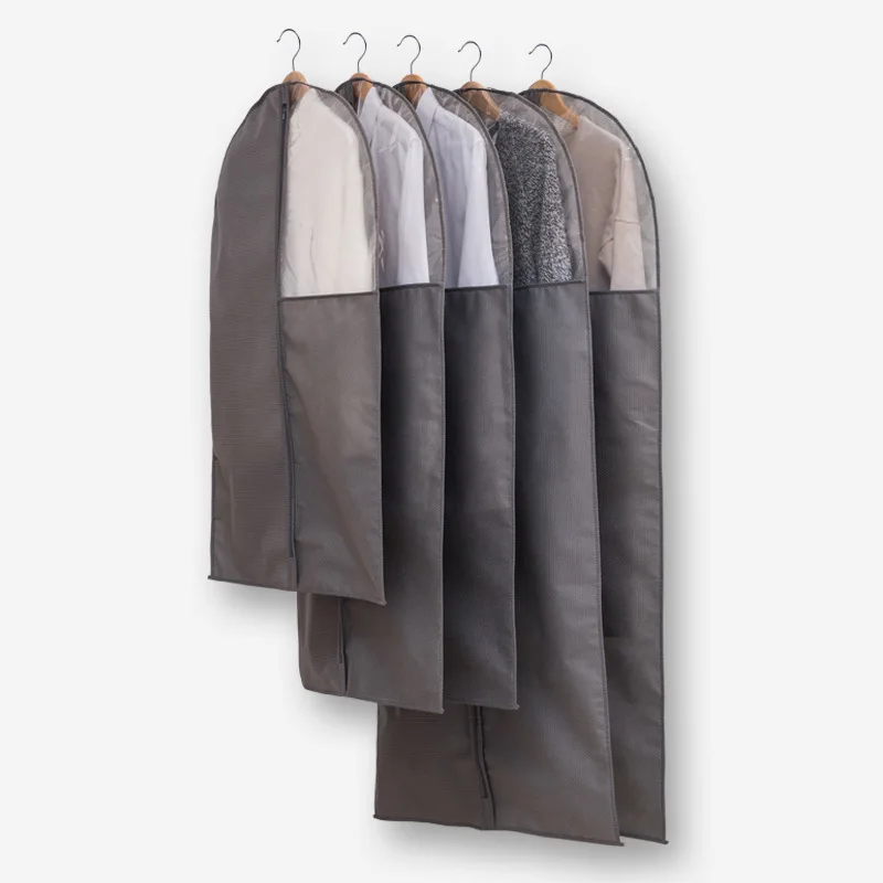 Non-woven Clothes Covers Garment Suit Dress jacket coat Dust cover Home Waterproof Dustproof Clothes organizer Suit cover