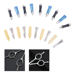 10Pcs Hairstyling Removable Finger Rest Scissors Shear Scissor Parts Accessories