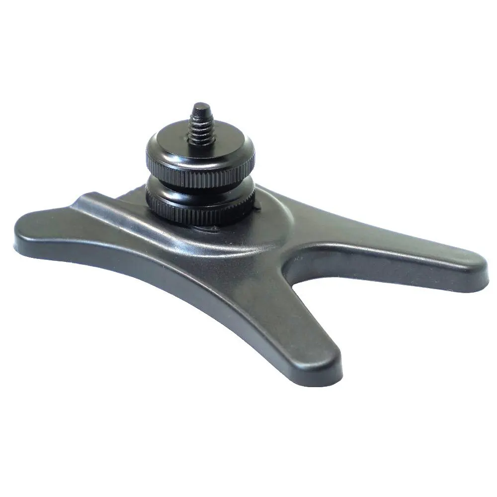 Адаптер Горячий башмак для камеры с креплением на горячий башмак с двойными гайками на 1/4 "-20 Винтовой Адаптер для штатива, крепление для вспышки для DSLR камеры