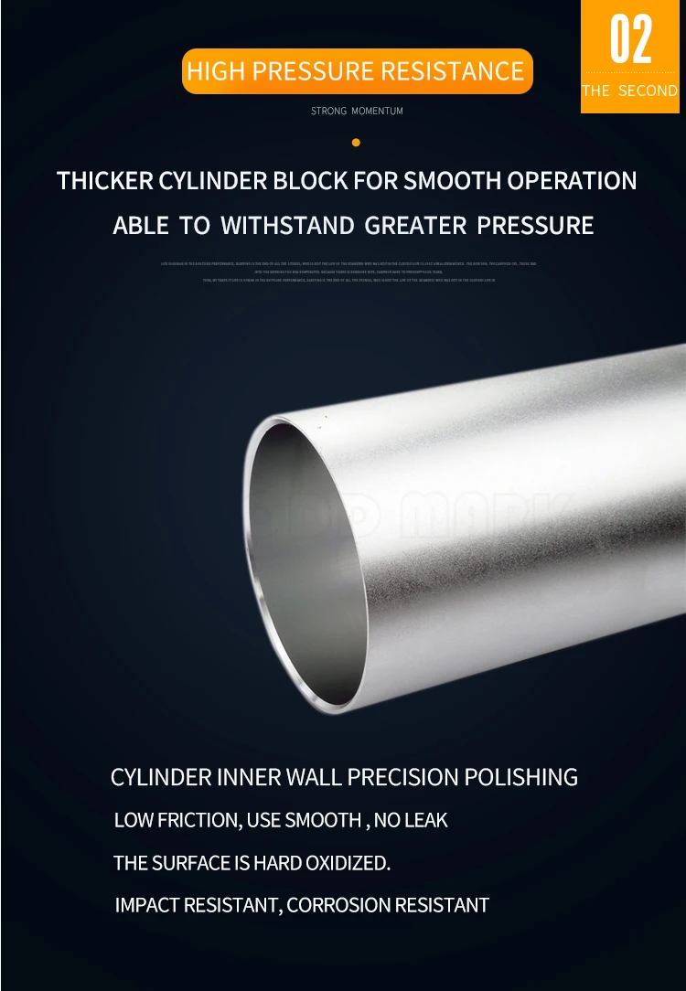 Sc80/125/125/mm Bohrung Standard zylinder doppelt wirkender Luft pneumatik zylinder kolben 150/75/175/200/250/300//mm Hub – Detail 10