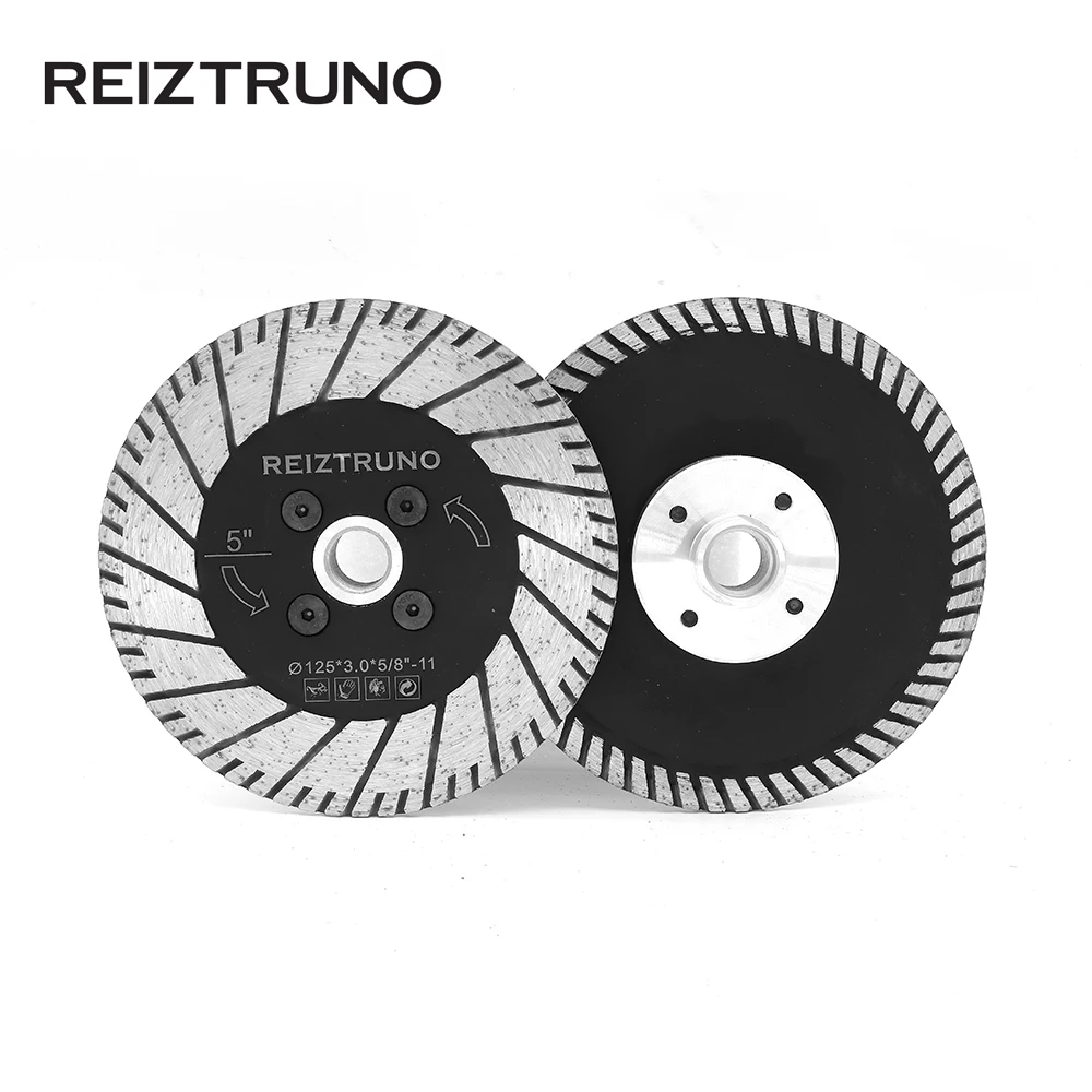 Reiztruno 5 "Kim Cương Đá Mài Đa Năng Kim Cương Turbo Lưỡi Cưa Máy Mài Góc Cho Đá Hoa Cương Bê Tông Với Bích