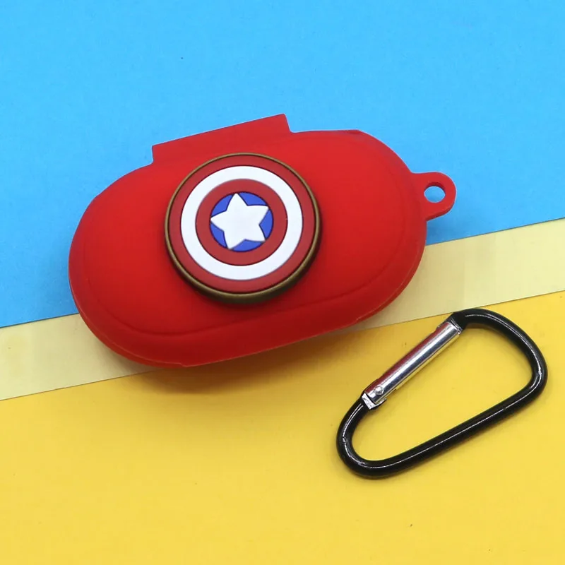 Capa De Fone De Ouvido Disney Com Gancho Capa De Silicone Macia, Fone De Ouvido Bluetooth Sem Fio, Shell Para Samsung Galaxy Buds Plus