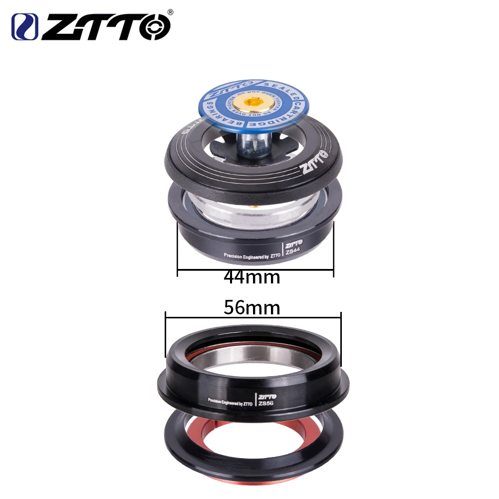 ZTTO 自転車内部ヘッドセット 44 ミリメートル 56 ミリメートル MTB