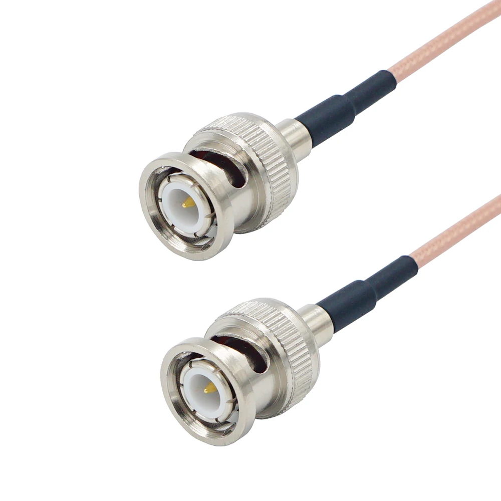 BNC Male Plug Right Angle to Straight BNC for SDI video signal transmission Camera RF Pigtail Soft 50 ohm RG316 Coaxial cable