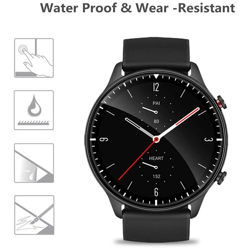 Mềm Mại Bảo Vệ Bộ Phim Bảo Vệ Cho Xiaomi Huami Amazfit GTS 2 Mini GTS2 GTR 2 Bip U POP Pro 3D Cong full Màn Hình Bảo Vệ Bộ Phim