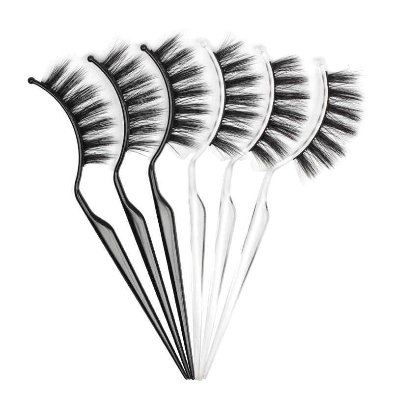 2/5/10Pcs False Eyelash Extension Style Display Board Grafting Eyelash Try on Effect Exhibit Auxiliary 3d Mink Lashes Holer Tool