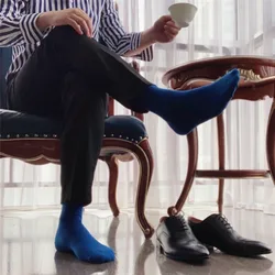 Men Socks Pure Color Dress Socks Exotic Daily Wear Cotton Socks Fashion Men Wear Formal Socks Sexy Street Wear Socks